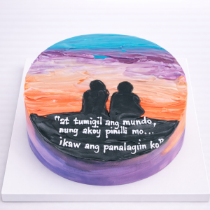 SUNSET LOVE STORY CAKE