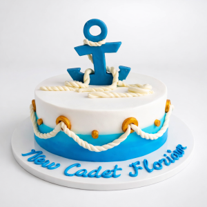 NAUTICAL ANCHOR CAKE