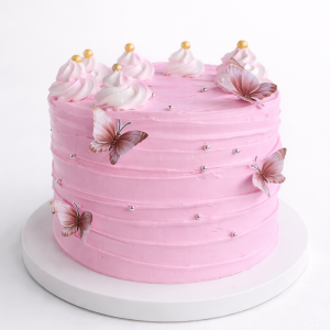 BLUSH BUTTERFLY ELEGANCE CAKE