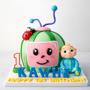 COCOMELON THEME CAKE