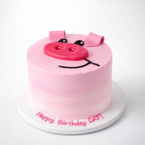 CUTE PIGGY FACE CAKE